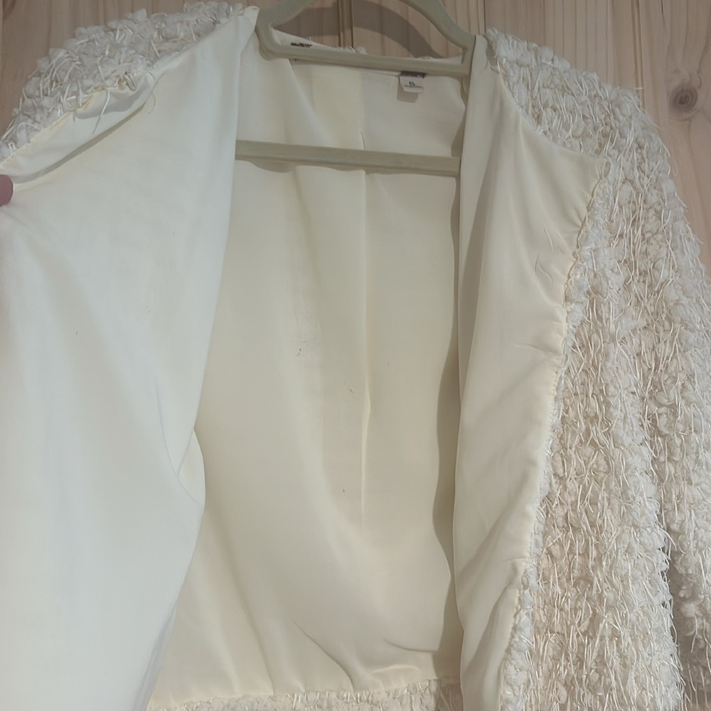 Vintage cream fringe top - Picture 6 of 8